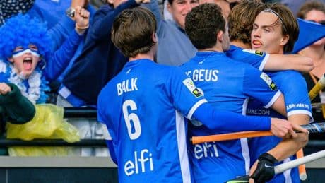Enfant terrible Duco Telgenkamp schiet Kampong in hockeyfinale op voorsprong tegen Amsterdam