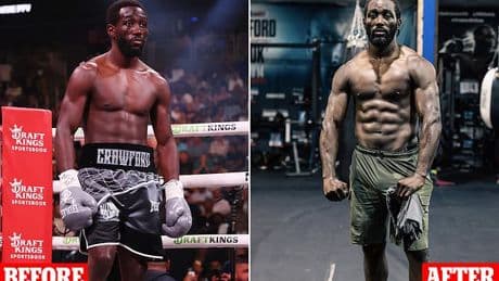 Terence Crawford's closest training partner reveals the secrets behind boxer's remarkable body transformation after piling on TEN kilos for mega-fight with Canelo Alvarez