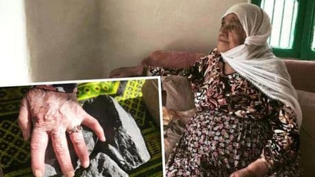 Tunceli'de yaşlı kadının bahçesine düştü! | 'Anneler Günü'nde hediye yağdı başımıza'