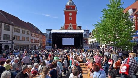 Feste: Thüringentag in Gotha vor dem Abschluss