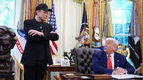 USA: Trump verabschiedet Elon Musk im Oval Office