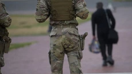 U.S. National Guard troops start carrying weapons in Washington, D.C.