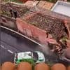 Heart-stopping moment rally car DESTROYS house after smashing into it at full speed as terrified fans watch on