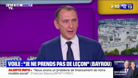 Proportionnelle: "J'espère que le Premier ministre n'imagine pas une réforme institutionnelle simplement pour écarter le RN du pouvoir", déclare Laurent Jacobelli (député RN)