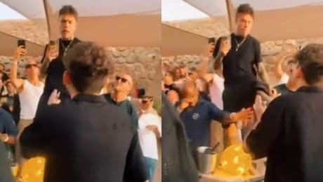 Fedez infastidito da un fan: il rapper reagisce sferrando un calcio