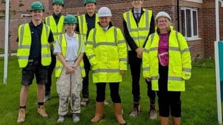 Coatbridge MP Frank McNally visits Persimmon Homes development in Muirhead