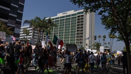 Protesters are chasing federal agents out of L.A. County hotels: 'A small victory'