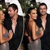 Can you spot footy great Anthony Minichiello's VERY bold new look as he steps out with his TV star wife Terry Biviano at A-list party?
