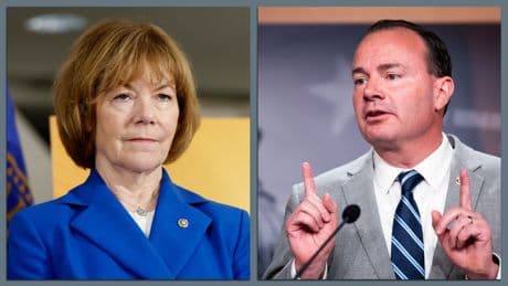 Tina Smith confronts Mike Lee over "cruel" response to Minnesota shootings