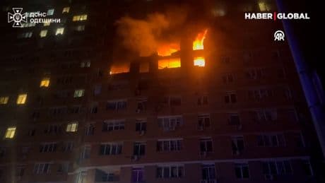 Rusya, Odessa'yı hedef aldı: İki ölü, 4 yaralı