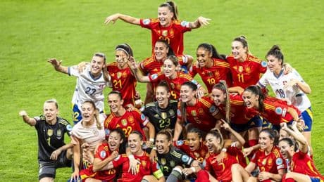 La fiesta con la que España celebró el pase a semifinales