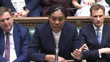 Kemi Badenoch accuses Keir Starmer of ‘chaos & cover up’ over rape gangs in fiery PMQs clash