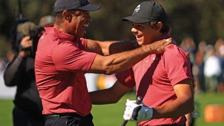 Charlie Woods shocks top amateurs for biggest win of young career