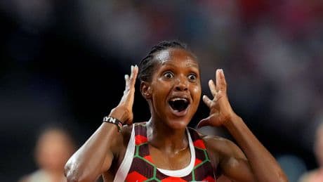 Faith Kipyegon believes a woman running a sub-four minute mile is close