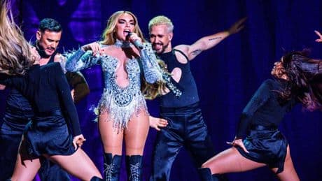 Así ha sido la actuación de Melody en la primera semifinal de Eurovisión 2025: 'Esa Diva' desata la locura en Basilea