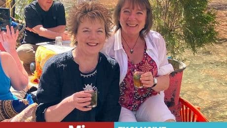 ‘I was nervous to travel after my husband died until I made a special friend on holiday’