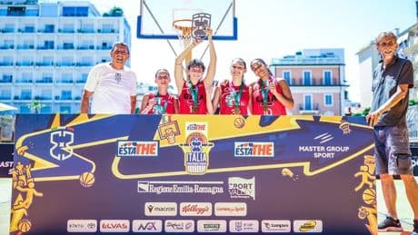 Estath&eacute; 3x3 Italia Finals, Roseto Academy e Peperoncino Basket Campioni d'Italia U14. Le congratulazioni del presidente Petrucci