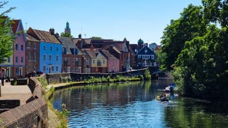 The ancient East Anglian city with dozens of pubs and a reopened Norman castle