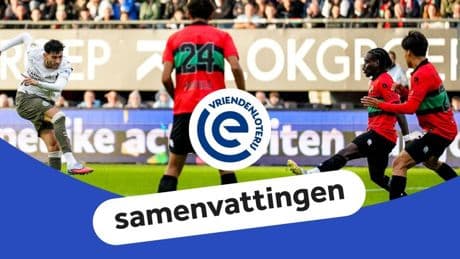 Samenvattingen eredivisie: schiettent in Nijmegen, Ajax ontsnapt en chaos in De Kuip