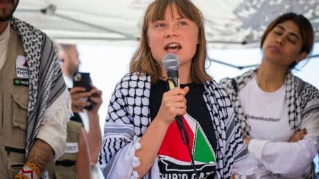Israel orders military to stop Greta Thunberg’s boat as six killed by gunfire near aid centre