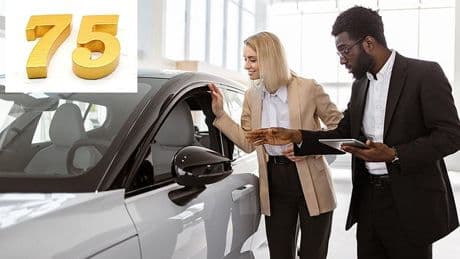 RAY MASSEY: Fasten your seatbelts for the arrival of the 75 plate