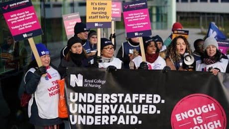Nurses strike threat rises as data shows they're now £8,000 worse off a year