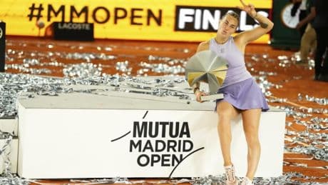 Sabalenka marca territorio en Madrid y gana su tercer titulo