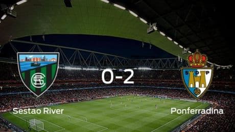La SD Ponferradina se queda con los tres puntos después de ganar 0-2 al Sestao River