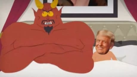Trump a letto col Demonio: la provocazione di South Park nella prima puntata dello show