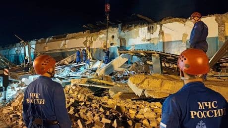 A fire at a Russian industrial plant kills 11 and injures 130
