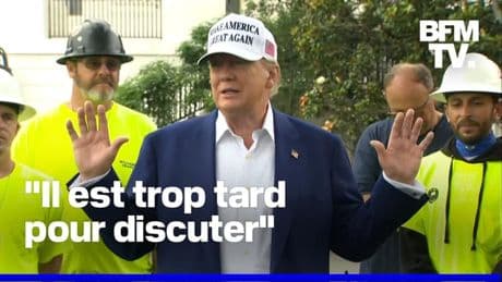 "Je vais peut-être le faire": Donald Trump maintient l'ambigüité sur une éventuelle entrée en guerre contre l'Iran