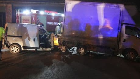 İstanbul'da trafik kazası: 3 yaralı