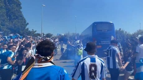 Espectacular recibimiento al Espanyol, el primer gol por la salvación