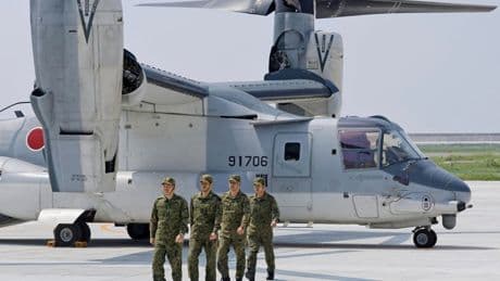 Japan starts deploying Osprey fleet at a new base to beef up southwestern defense