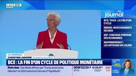 La BCE a diminué ses taux pour la huitième fois en un an
