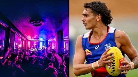 Troubled AFL star Jamarra Ugle-Hagan was allegedly at notorious Melbourne nightclub when a gun was fired during a brawl