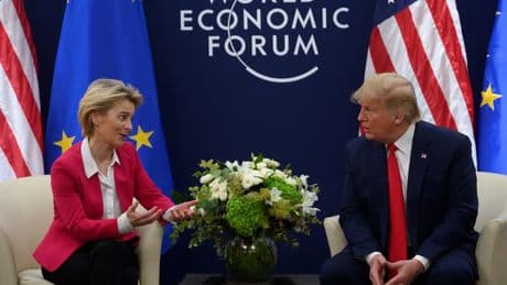 DIRECT. Droits de douane:  une réunion entre l'UE et l'administration Trump à Washington prévu ce lundi