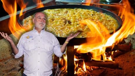 José Andrés, sobre la receta original de la paella: "Se originó en algún momento del siglo XIX"