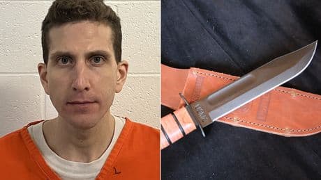 Bryan Kohberger asked woman on Tinder about worst way to die - and then named knife brand he used in Idaho college murders