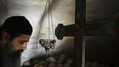 On Greece's Mount Athos, a cliffside monastery transcends country-based branches of Orthodoxy