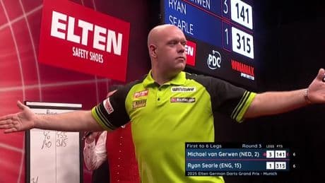 Michael van Gerwen hits incredible nine-darter after fans spot he’s made subtle change following struggles