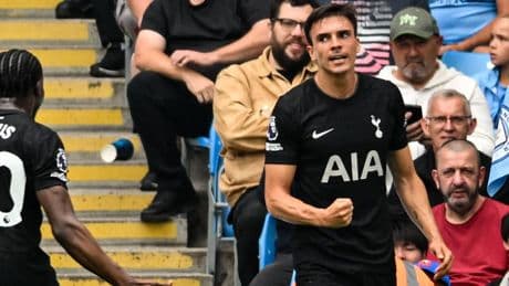 Premier League: Palhinha schießt Tottenham zum Sieg gegen Man City