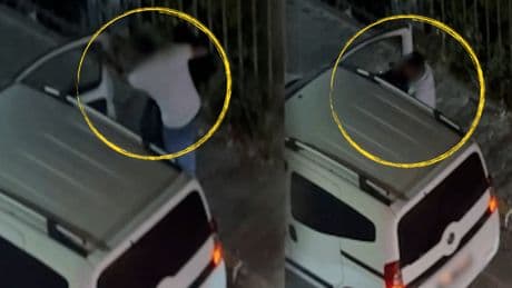 Kız arkadaşını döverek araca bindirdi: Dehşet anları kamerada