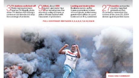 Après “un mercredi noir”, le Kenya poursuit sa “descente vers l’anarchie”