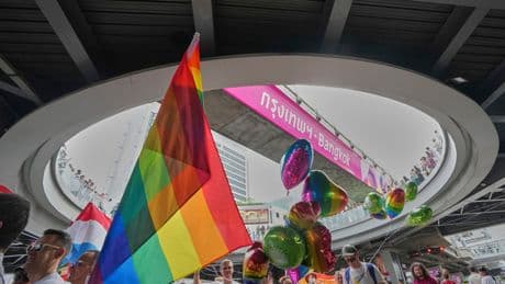 AP PHOTOS: Thailand kicks off Pride Month with a parade in Bangkok