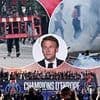 PSG's Champions League parade turns nasty: Fans clash with riot police in more chaotic scenes as Emmanuel Macron condemns violence that left two people dead and hundreds injured
