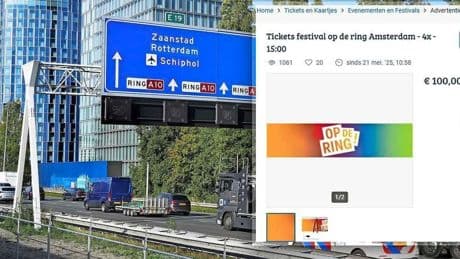Chaos bij kaartverkoop A'dams Festival op de Ring: gratis kaarten nu al verkocht op Marktplaats