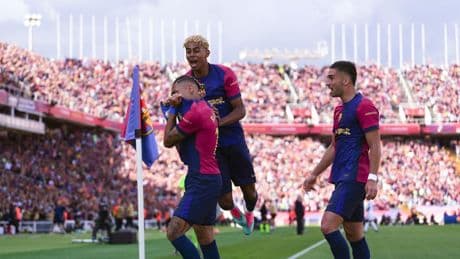 El 1x1 del Barça al descanso del Clásico