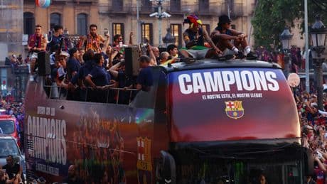 Así será la fiesta del Barça en Montjuic para celebrar la Liga, la Copa y la Supercopa tras medirse al Villarreal