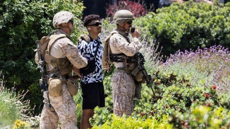 Marines, in a Rare Move, Briefly Detain Man in Los Angeles